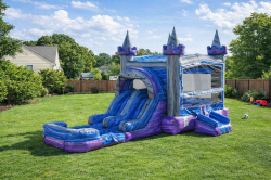 Ice Castle Dual Lane Combo Water Slide